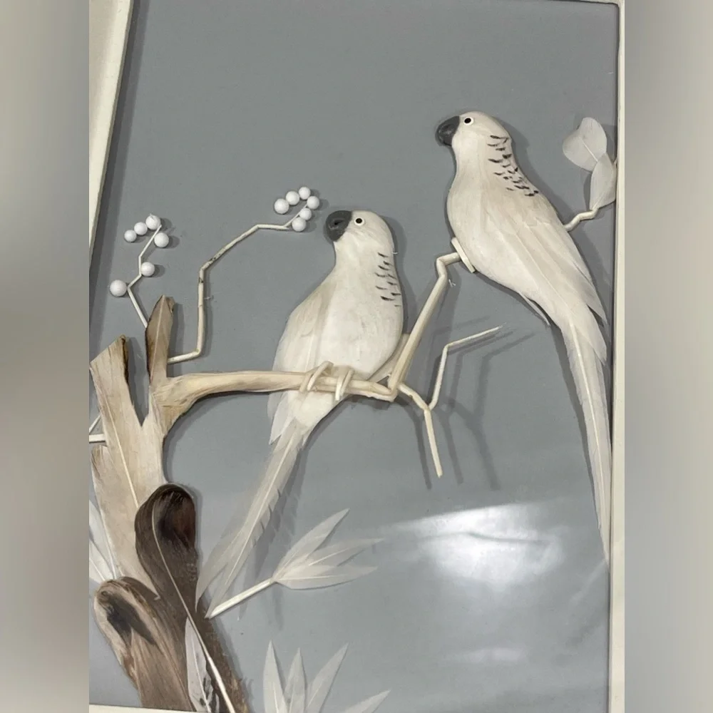 Vintage birds 3D
